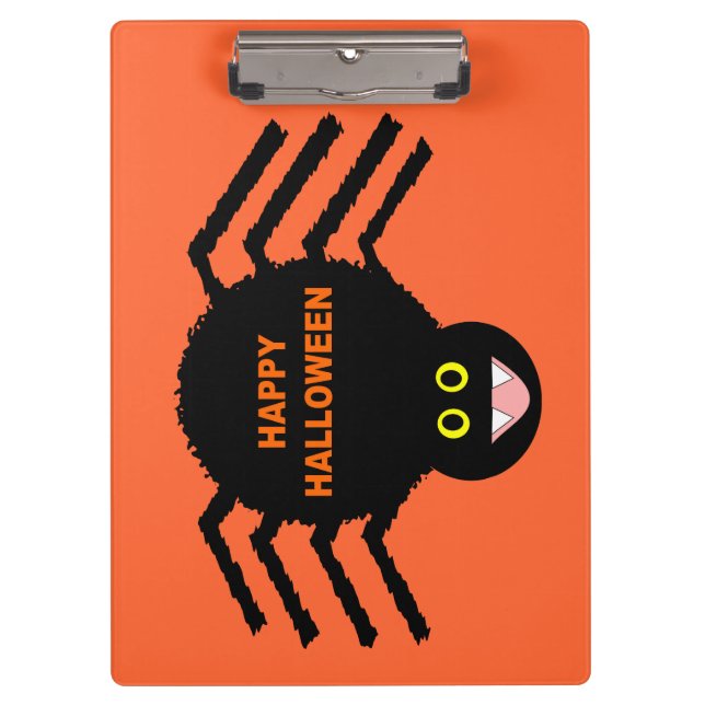 Porte-bloc Porte - bloc d'Halloween Black Spider (Devant)