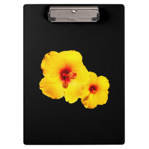 Porte-bloc Porte - bloc d'hibiscus jaune