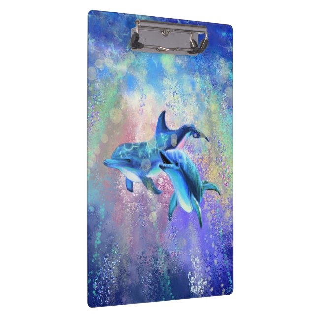 Porte-bloc Porte - bloc Dolphin en couple (Swatch)