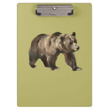 Porte - bloc d'ours grizzli vintage