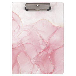 Porte-bloc Porte - bloc en marbre rose