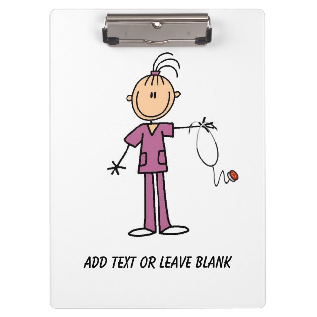 Porte-bloc Porte - bloc femelle de l'infirmière 2 de brune (Devant)