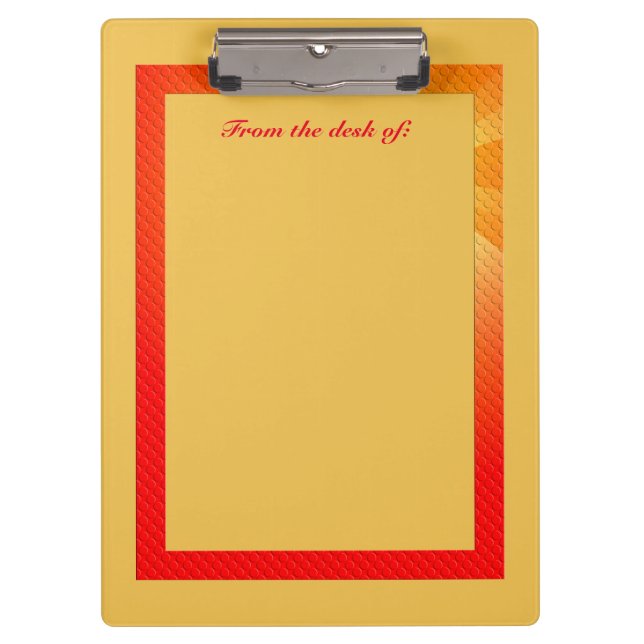 Porte-bloc Porte - bloc frontalier orange (Devant)