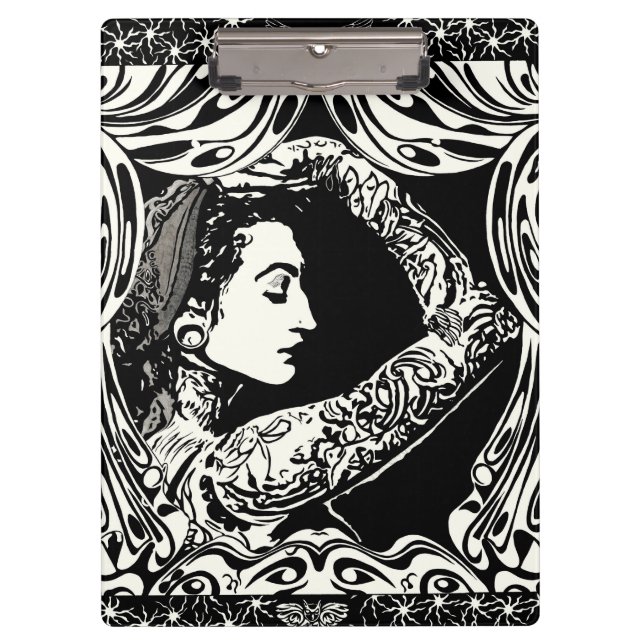 Porte-bloc Porte - bloc gitan tatoué (Devant)