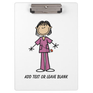 Porte-bloc Porte - bloc infirmière asiatique