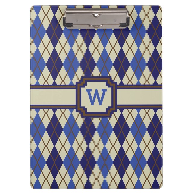 Porte-bloc Porte - bloc Jacquard Blueberry Scone (Devant)