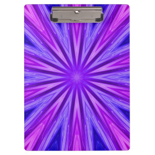 Porte-bloc Porte - bloc kaléidoscope violet/bleu