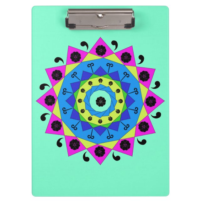 Porte-bloc Porte - bloc Mandala (Devant)