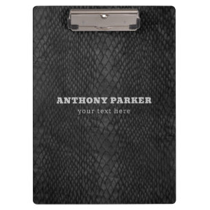 Porte-bloc Porte - bloc Motif Black and Grey Snakeskin