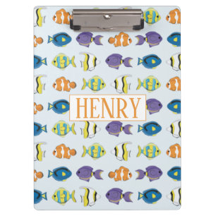 Porte-bloc Porte - bloc Motif de poissons tropicaux