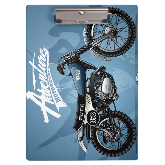 Porte-bloc Porte - bloc motocross Blue Dirt Bike | Approvisio (Devant)