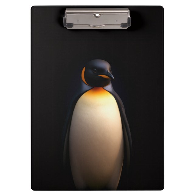 Porte-bloc Porte-bloc-notes Black 4 Luxe, Manchot empereur (Devant)