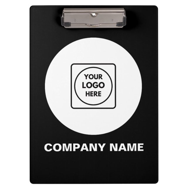 Porte-bloc Porte-bloc-notes de logo d'entreprise moderne et c (Devant)