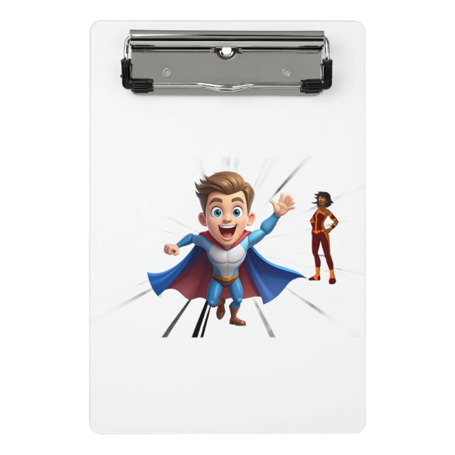 Porte-bloc Porte-bloc-notes mini de l'équipe de super-héros d (Devant)