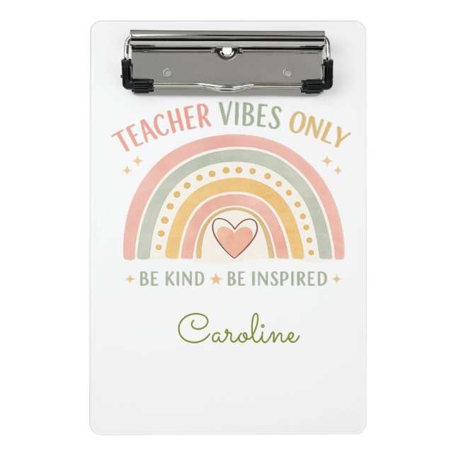 Porte-bloc Porte-bloc-notes Mini Vibes Enseignants Personnali (Devant)
