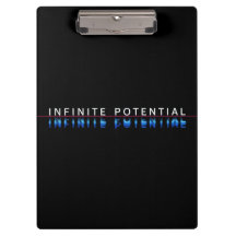 Porte-bloc-notes motivationnel "Potentiel Infini"