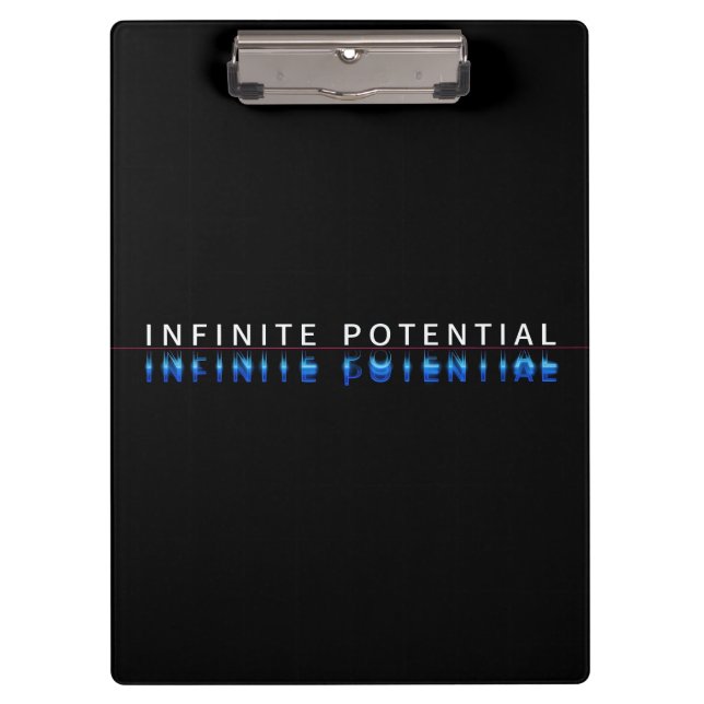 Porte-bloc Porte-bloc-notes motivationnel "Potentiel Infini" (Devant)