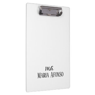 Porte-bloc Porte-bloc-notes personnalisé avec nom mignon