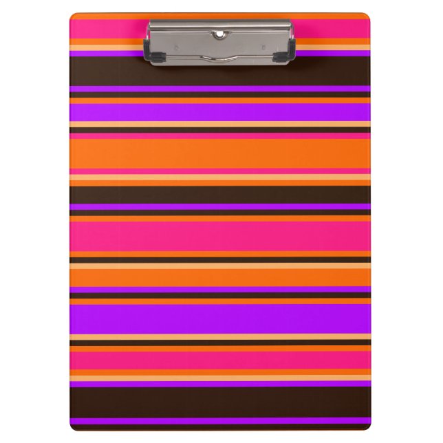 Porte-bloc Porte - bloc orange, magenta et violet (Devant)