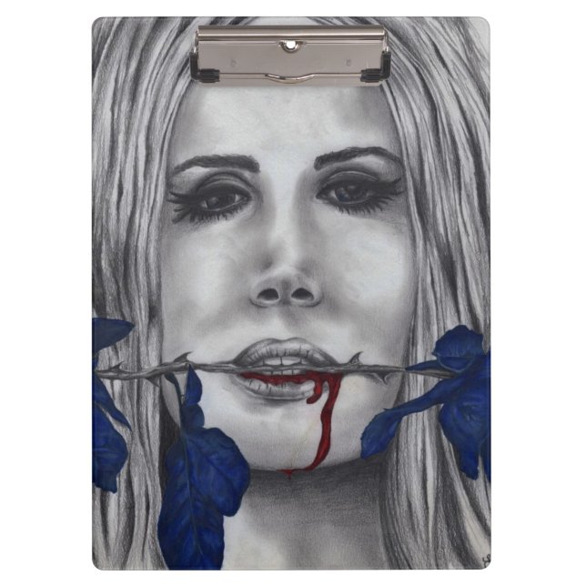 Porte-bloc Porte - bloc original d'art de vampire de roses de (Devant)