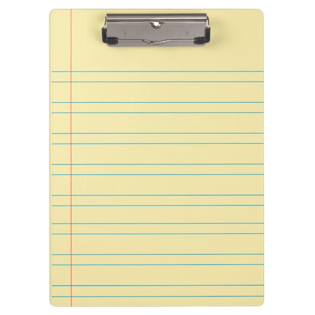 Porte-bloc Porte - bloc papier à Carnet jaune (Devant)