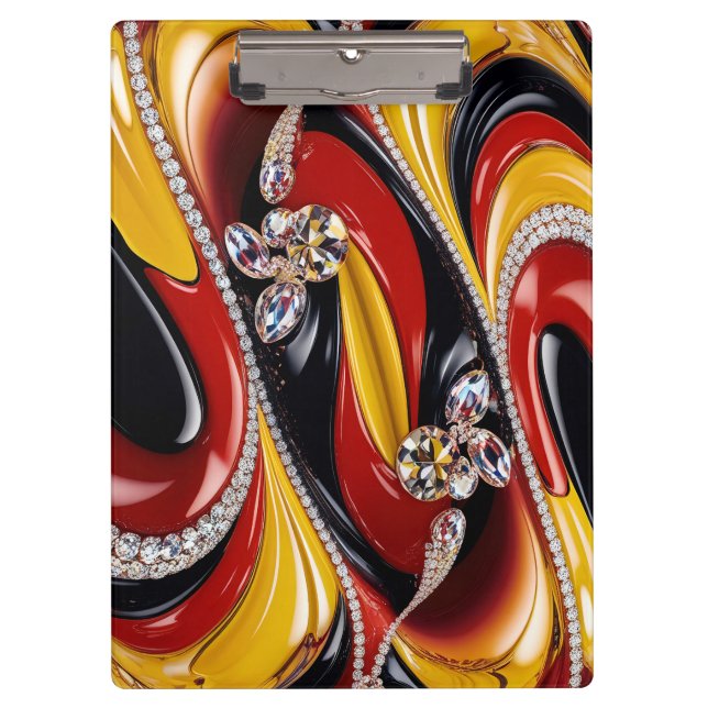 Porte-bloc Porte - bloc patriotique aux couleurs belges (Devant)