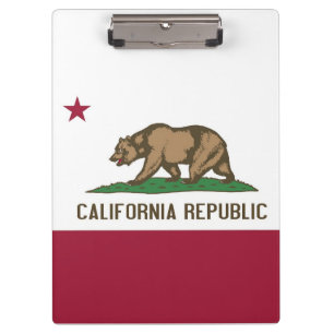 Porte-bloc Porte - bloc patriotique avec drapeau de Californi