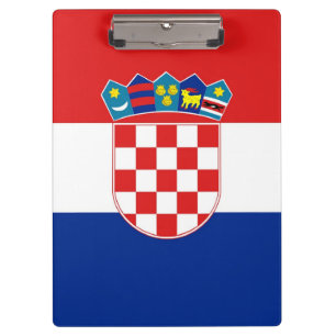 Porte-bloc Porte - bloc patriotique avec drapeau de Croatie