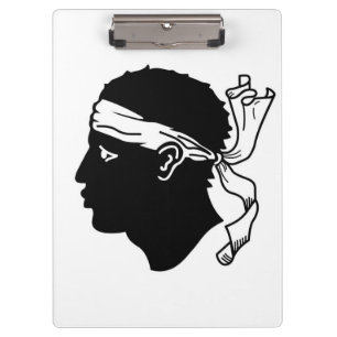 Porte-bloc Porte - bloc patriotique avec drapeau de la Corse