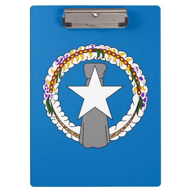 Porte-bloc Porte - bloc patriotique avec drapeau de Mariana d (Devant)