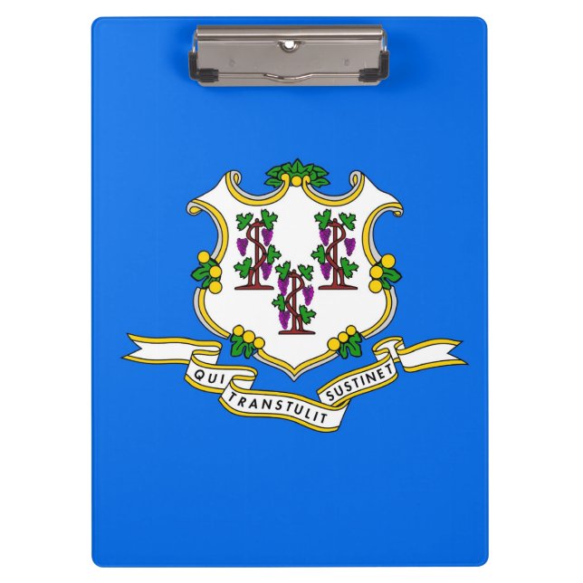 Porte-bloc Porte - bloc patriotique avec drapeau du Connectic (Devant)