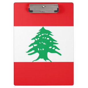 Porte-bloc Porte - bloc patriotique avec drapeau du Liban