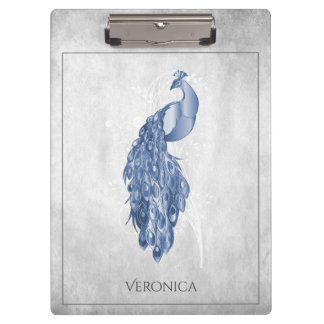 Porte-bloc Porte - bloc Peacock Elegant Bleu