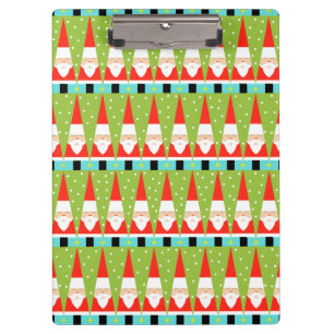 Porte-bloc Porte - bloc Père Noël géométrique rétro