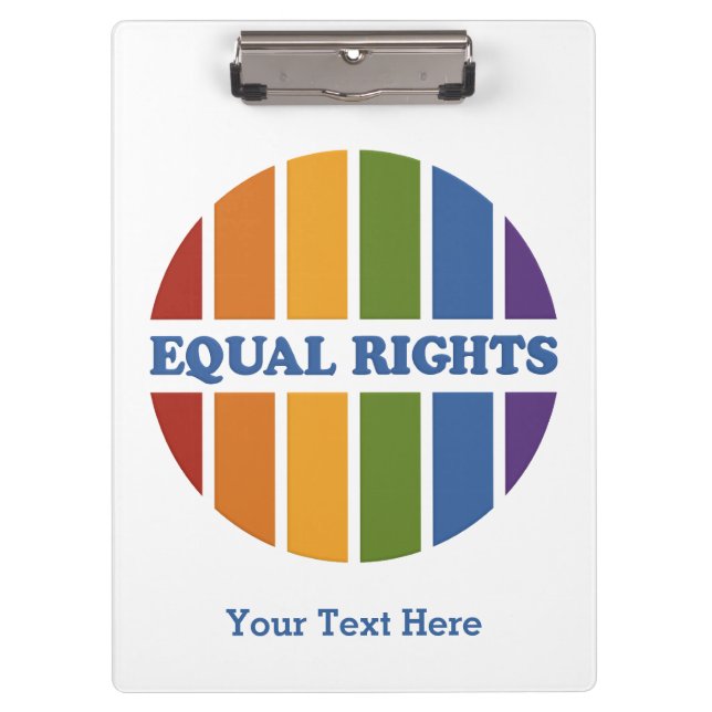Porte-bloc Porte - bloc personnalisé Equal Rights (Devant)