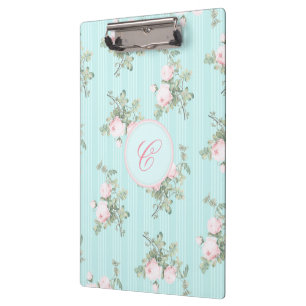 Porte-bloc Porte - bloc personnalisé shabby chic roses florau