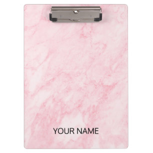 Porte-bloc Porte - bloc Personnaliser en marbre rose