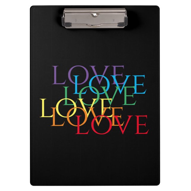 PORTE-BLOC PORTE - BLOC RAINBOW LOVE II (Devant)