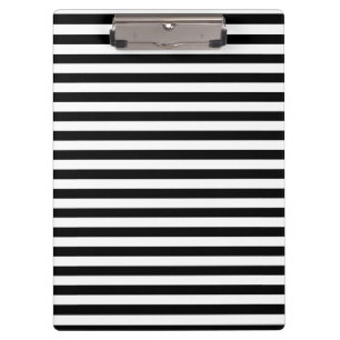 Porte-bloc Porte - bloc rayé noir et blanc
