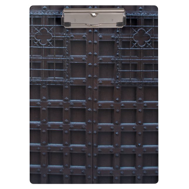 Porte-bloc Porte Brown en fer forte (Devant)