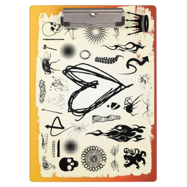 Porte-bloc Porte-crayon Coeur Edgey  Professionnel Créatif (Devant)
