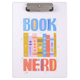 Porte-bloc Porte-documents de nerd de livres – Motif livresqu