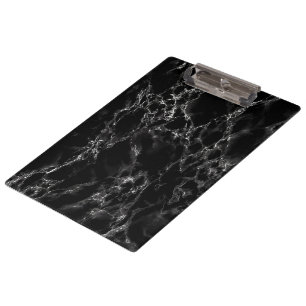 Porte-bloc Porte-documents Faux Marbre Noir