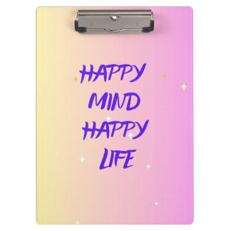 Porte-bloc Porte-documents Happy Mind – Décoration de bureau