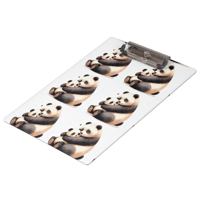 Porte-bloc Porte-documents Panda Mignon (Incliné)