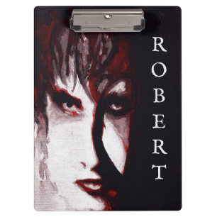 Porte-bloc Portrait d'art d'un homme de musique gothique post