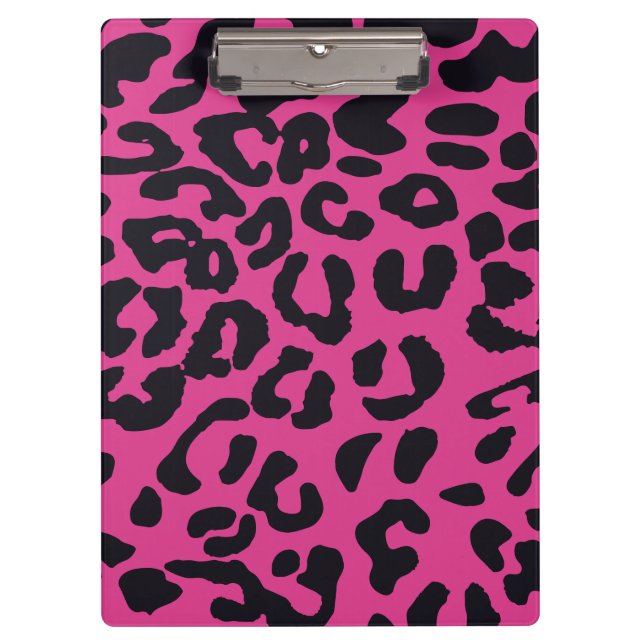 Porte-bloc Poster de animal rose (Devant)