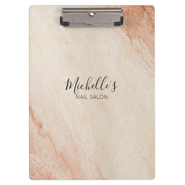 Porte-bloc Poudre marron poussiéreuse chic (Devant)