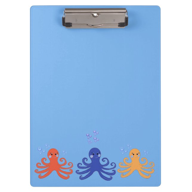 Porte-bloc Poulpe Fantaisiste (Devant)