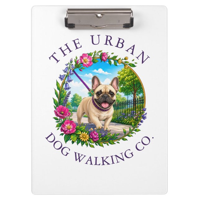 Porte-bloc pour promenade et garde de chien Bouled (Devant)